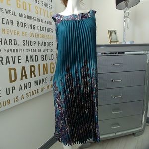 NWT Teal and Aqua dress